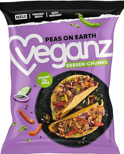 Veganz Peas on Earth Erbsen-Chunks 100g