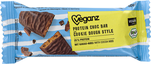 Bio Veganz Protein Choc Bar Cookie Dough Style 50g