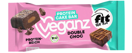 Bio Veganz Protein Cake Bar Double Choc 45g