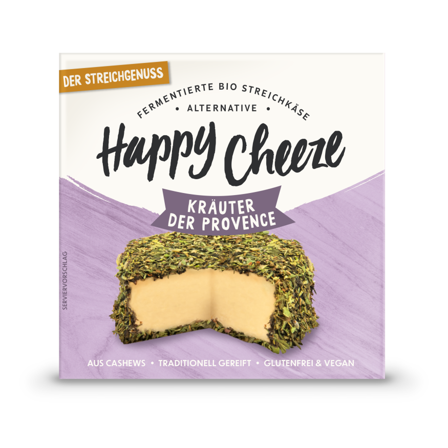 Bio Happy Cheeze Der Streichgenuss Kräuter der Provence 100g