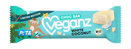 Bio Veganz Choc Bar White Coconut 40g