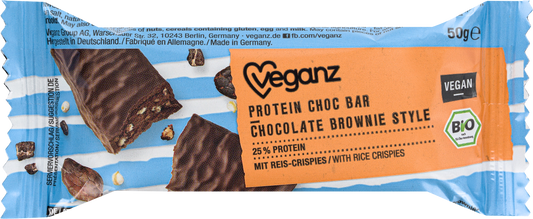Bio Veganz Protein Choc Bar Brownie Style 50g