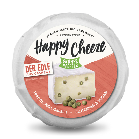 Bio Happy Cheeze Der Edle Grüner Pfeffer 100g MHD-Ware