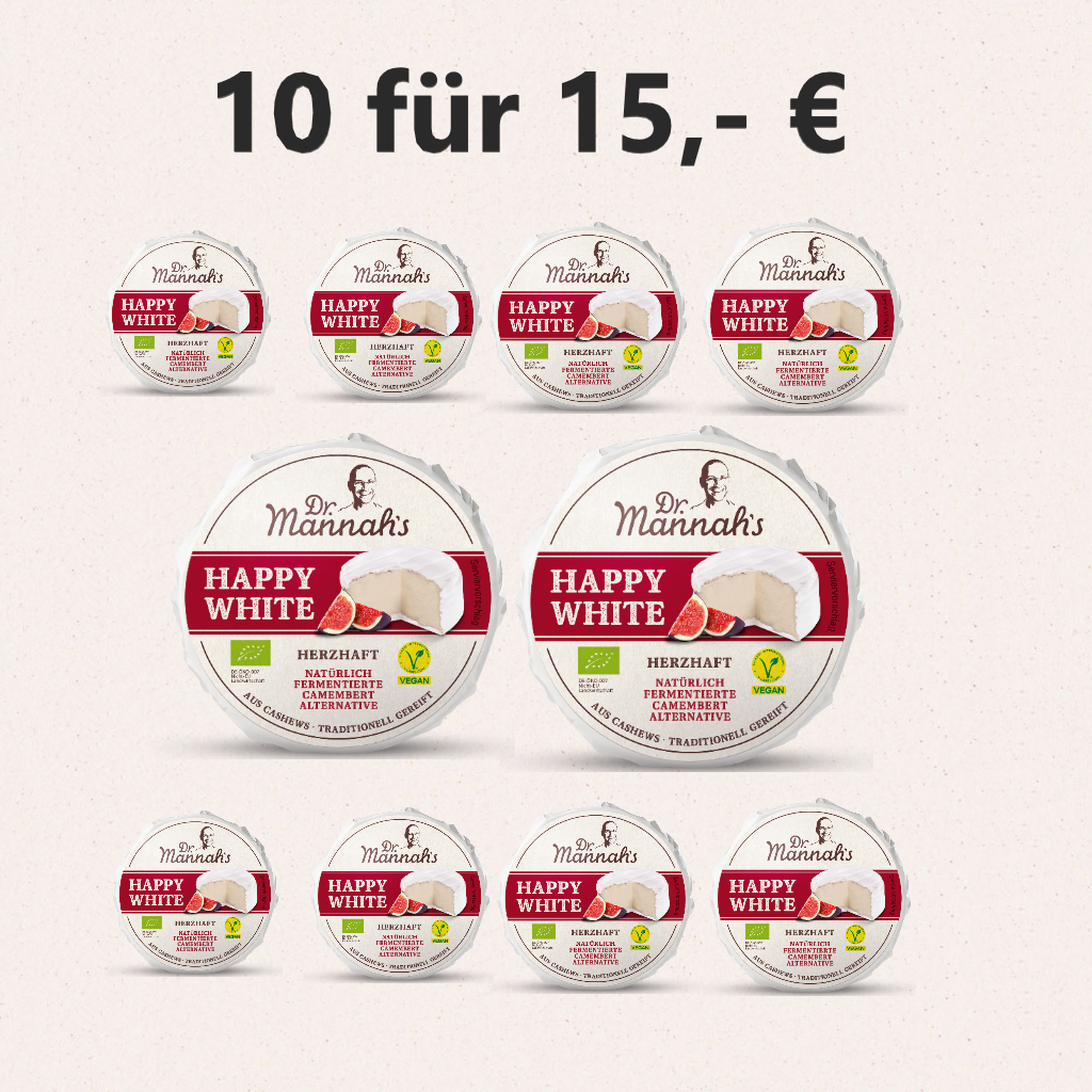 Happy White 120g - 10 für 15,- €