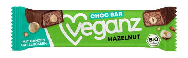 Bio Veganz Choc Bar Hazelnut 40g – Happy Cheeze - Vegane Käse