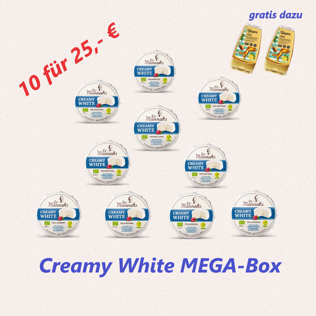 MEGA BOX Creamy White 150 g