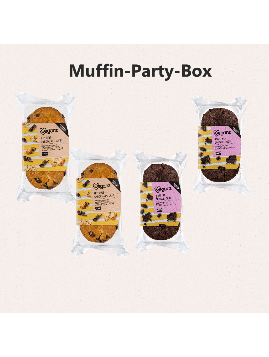 Veganz Muffins Party Box 4 x 150g