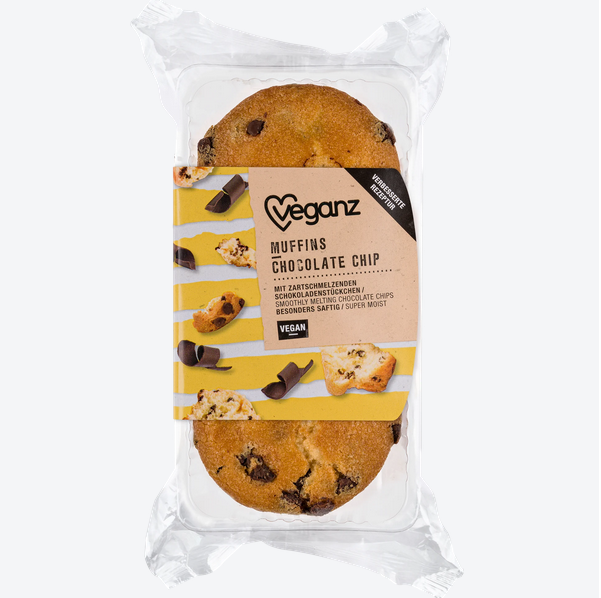 Veganz Muffins Chocolate Chip 150g