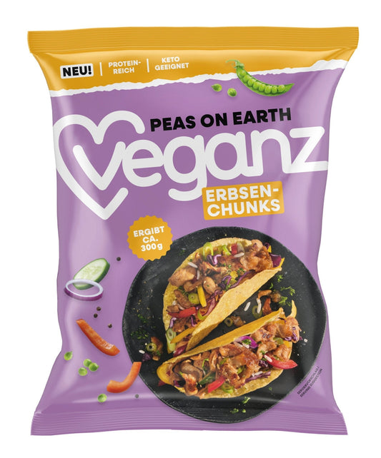 Veganz Peas on Earth Erbsen - Chunks 100g - Veganz Shop